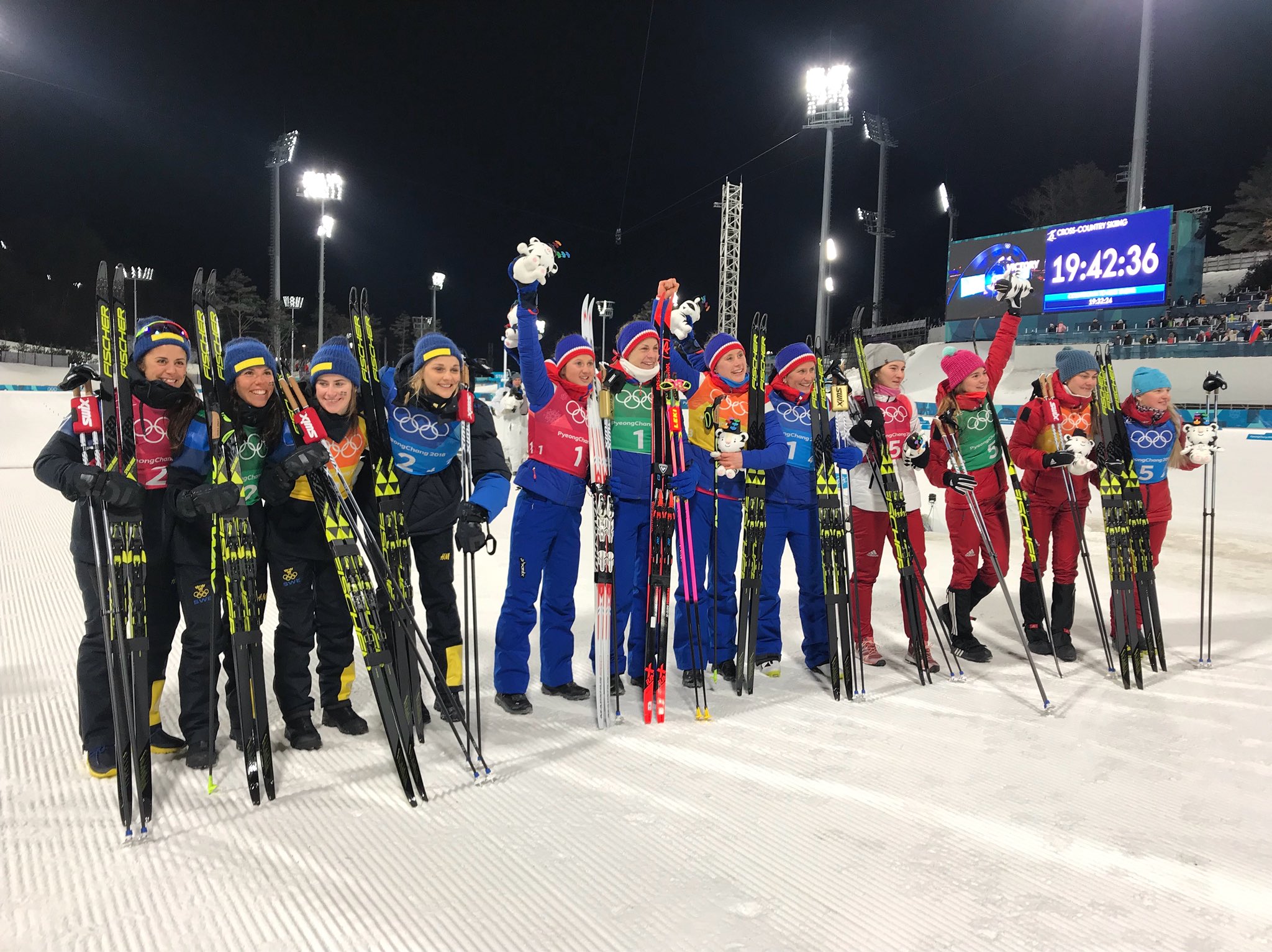 Saturday Olympic Rundown: Norway Tops Women’s Relay, U.S. 5th; Kuzmina Dominates Mass Start