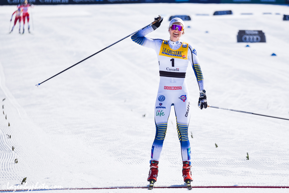 Nilsson Makes a Clean Sweep in Québec; Diggins Skis the 4th Fastest Time of Day, Bjornsen 11th