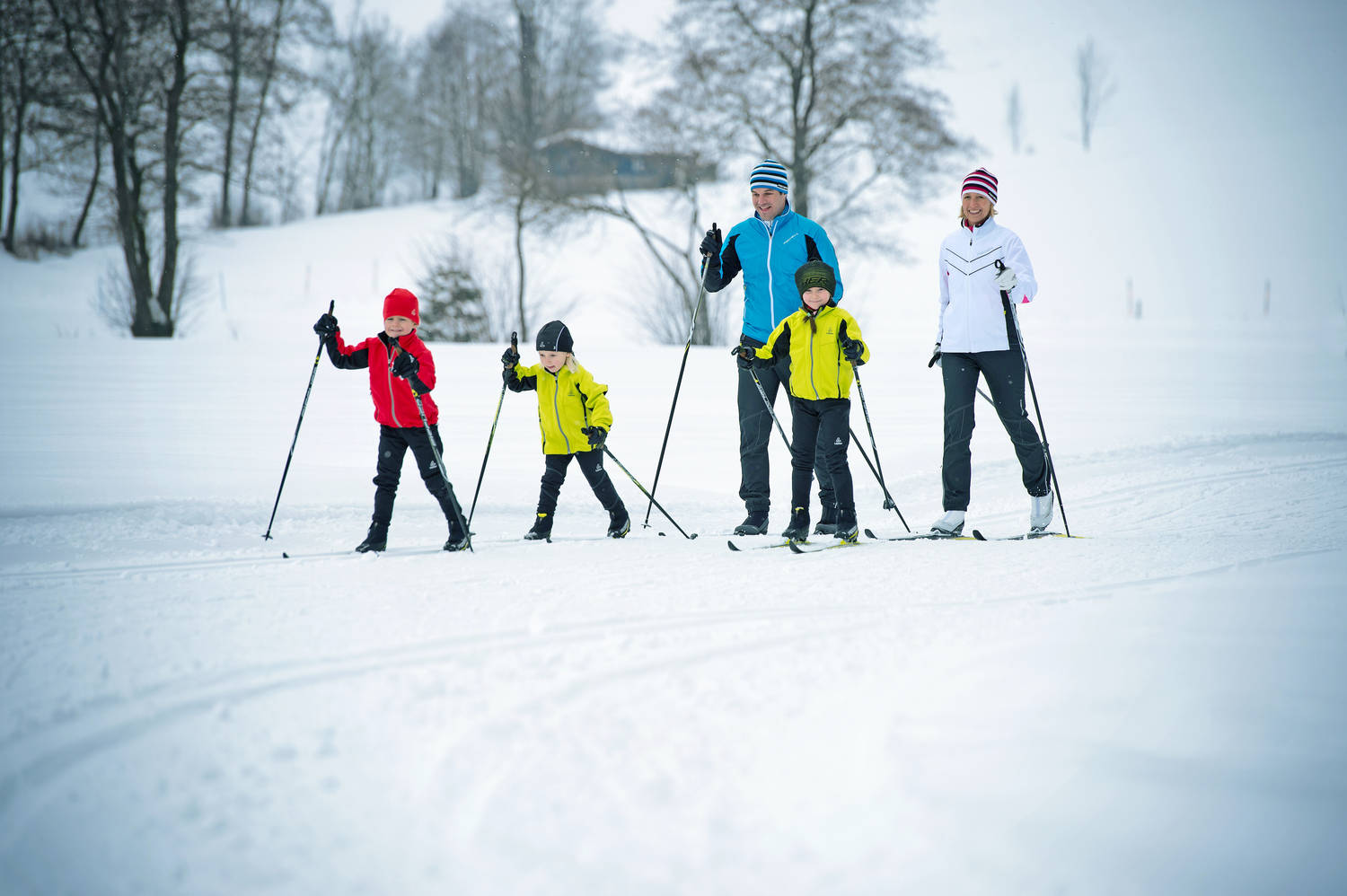 Cross-country skiing is a family oriented, healthy activity for people of all ages.  photo: Fischer