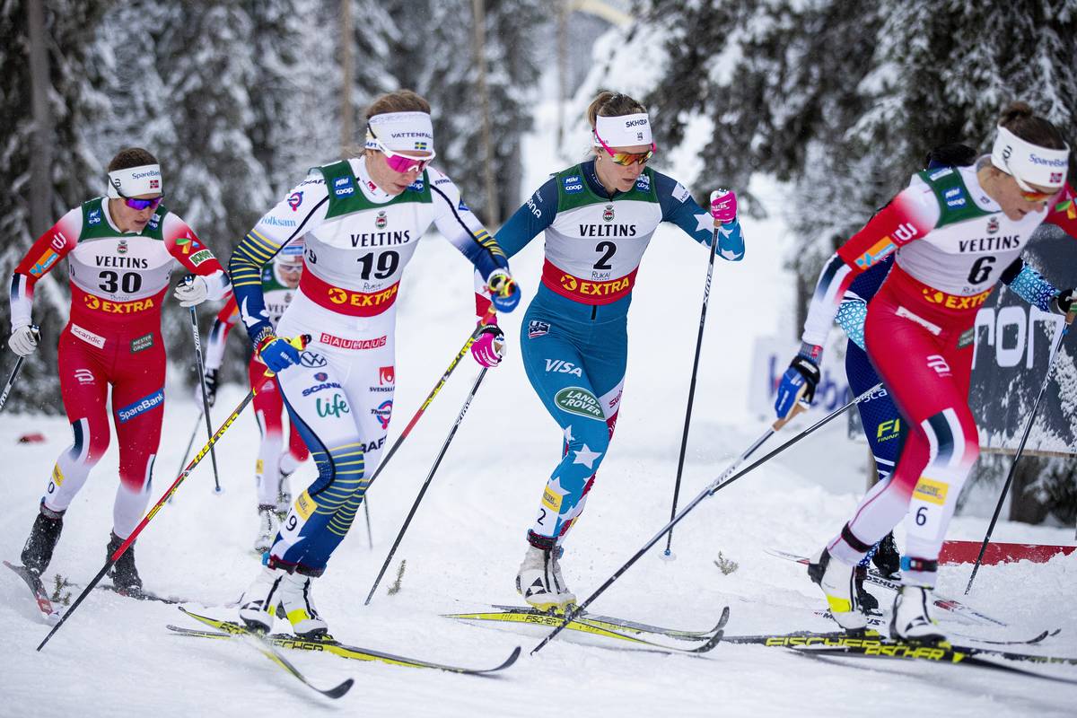A Big Day for Maubet Bjornsen as she Places Third in the Ruka Classic Sprint