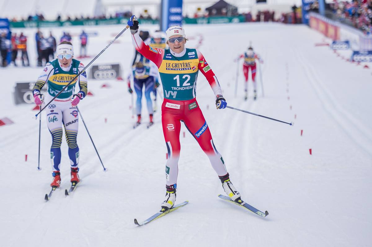 Falla Steps up For the Trondheim Win; Five U.S. Skiers in the Heats