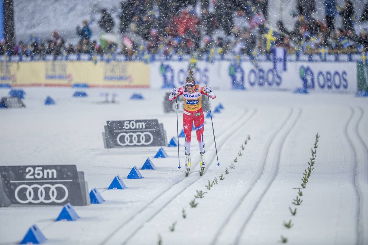 Johaug Takes the Stage 2 Win: Brennan in 10th, Diggins 11th