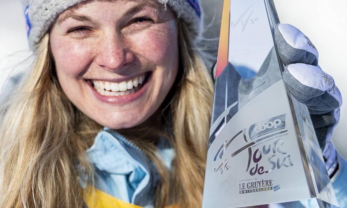 Diggins Becomes the First North American to Win the Tour de Ski