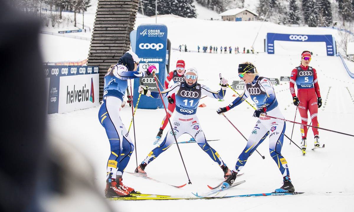 Svahn Leads Another Swedish Triple; Diggins Retains Overall Tour Lead
