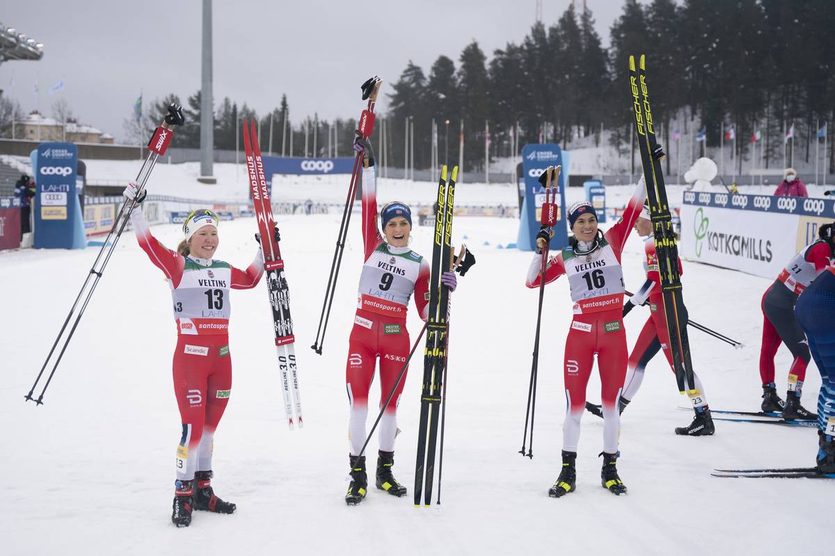 Norway Returns with Gusto, Sweeping the Womens Podium in the 7.5/7.5 K Skiathlon; Diggins 5th