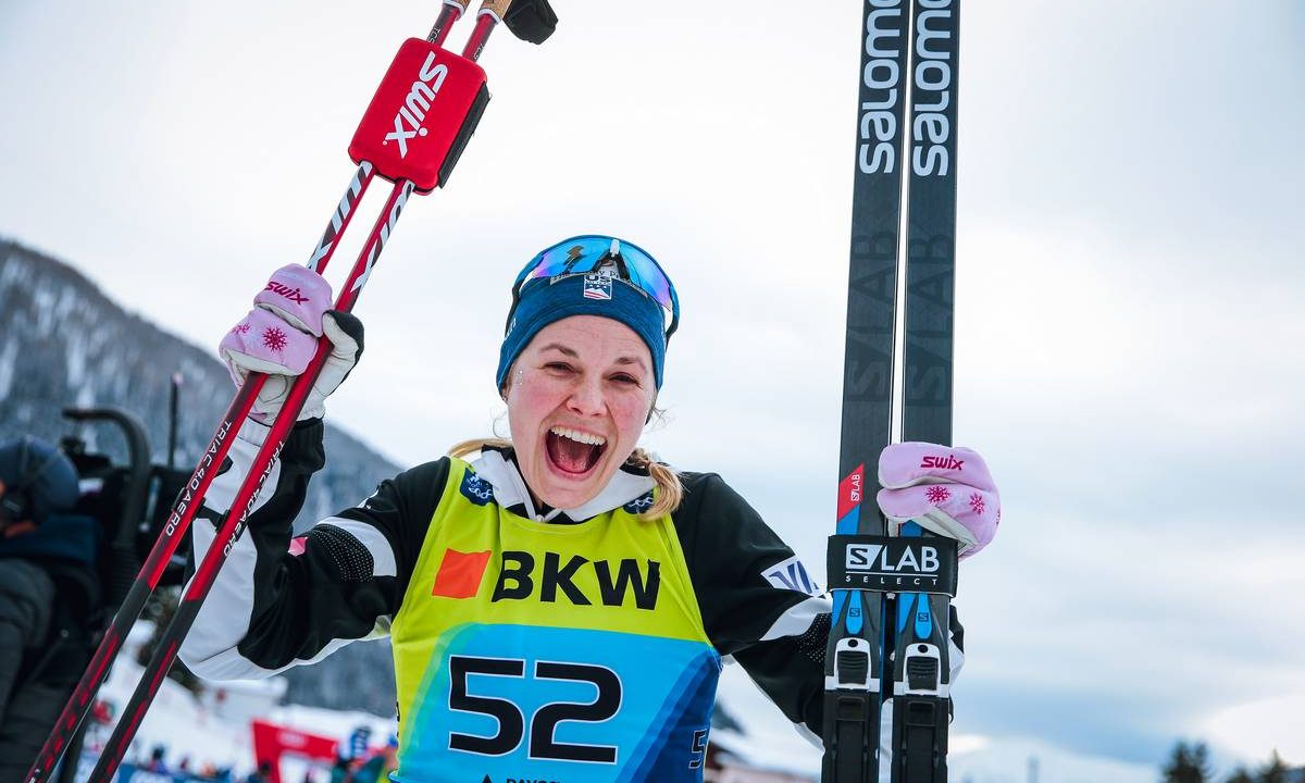 Diggins Back on Podium in 2nd; American Women put 5 in Top 30, and Johaug back on Top in Davos