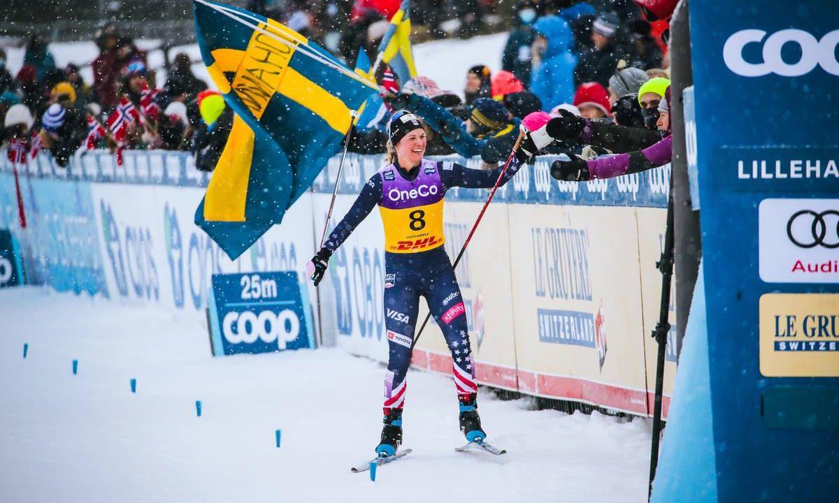 Diggins’ First Podium of the Season; Dahlqvist Wins, Americans put 2 in Finals, 4 in Heats in Lillehammer