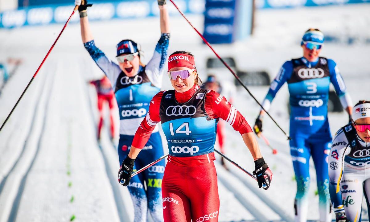 Nepryaeva Takes Stage 4 Win and Overall Lead; Diggins Tripped, Karlsson Penalized.
