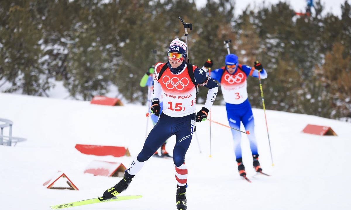 (Press Release) U.S. Men Finish 13th in Frigid Beijing Biathlon Relay