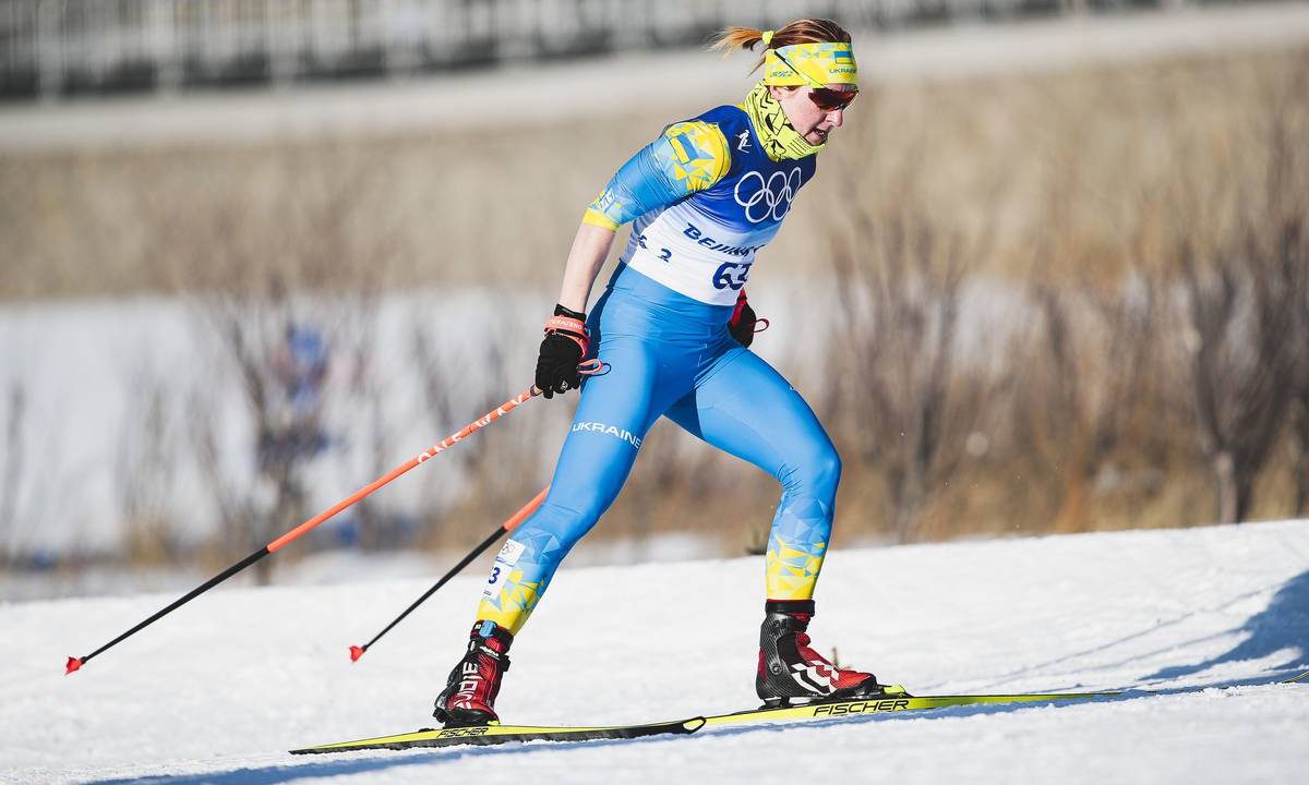 Testing agency says Ukrainian Olympic cross country skier tested positive for steroid, stimulant
