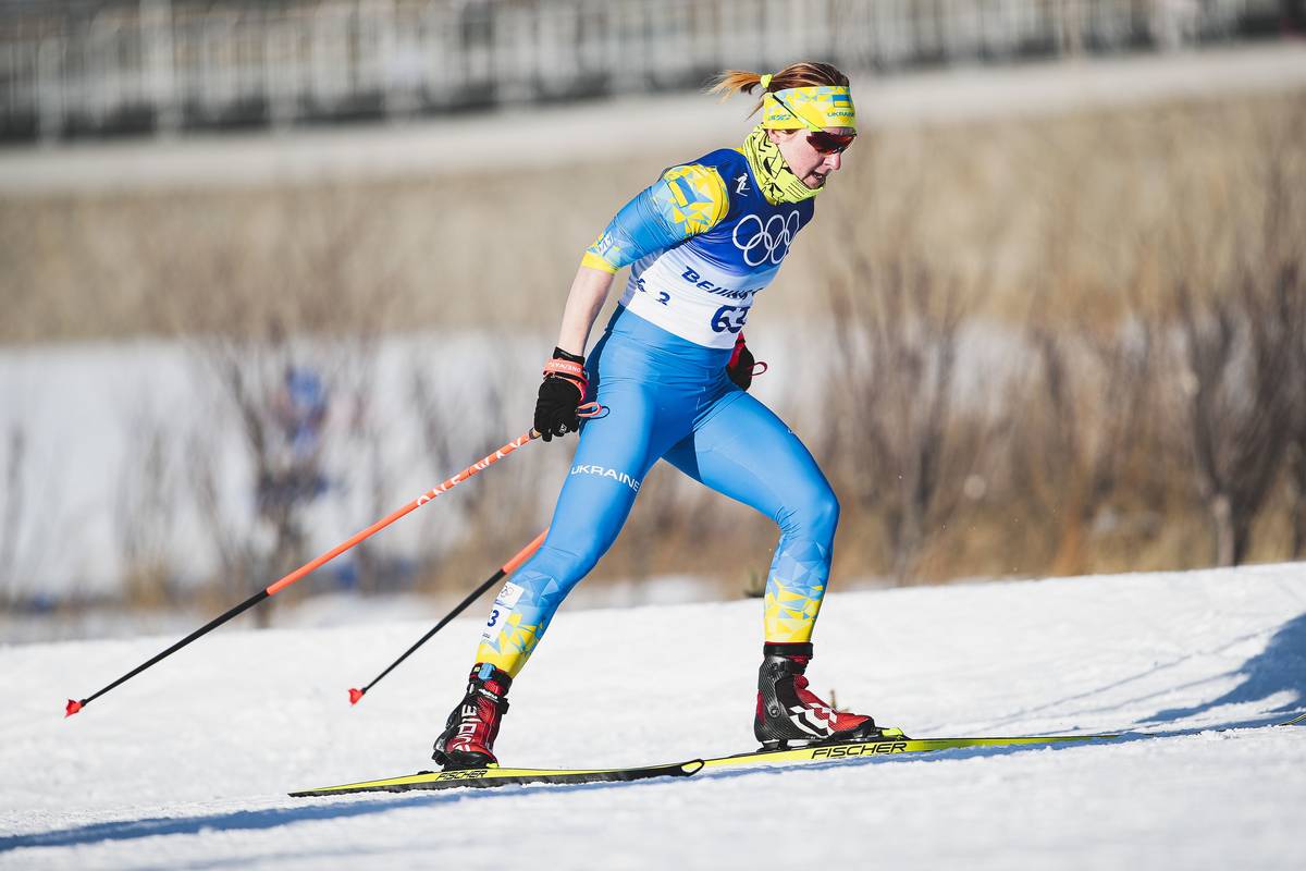 Testing agency says Ukrainian Olympic cross country skier tested positive for steroid, stimulant