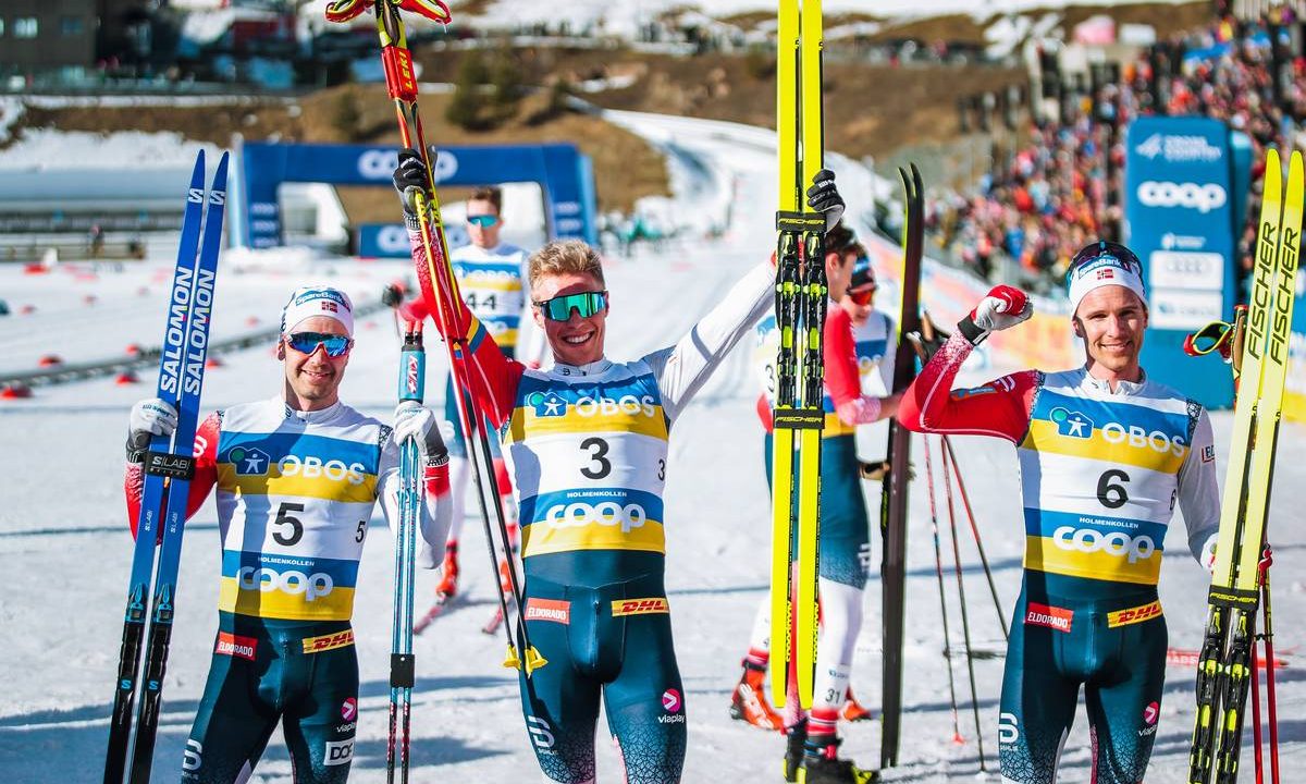 Norway Sweeps Podium as Revelry Returns at Holmenkollen 50 k; Martin Leads US in 26th