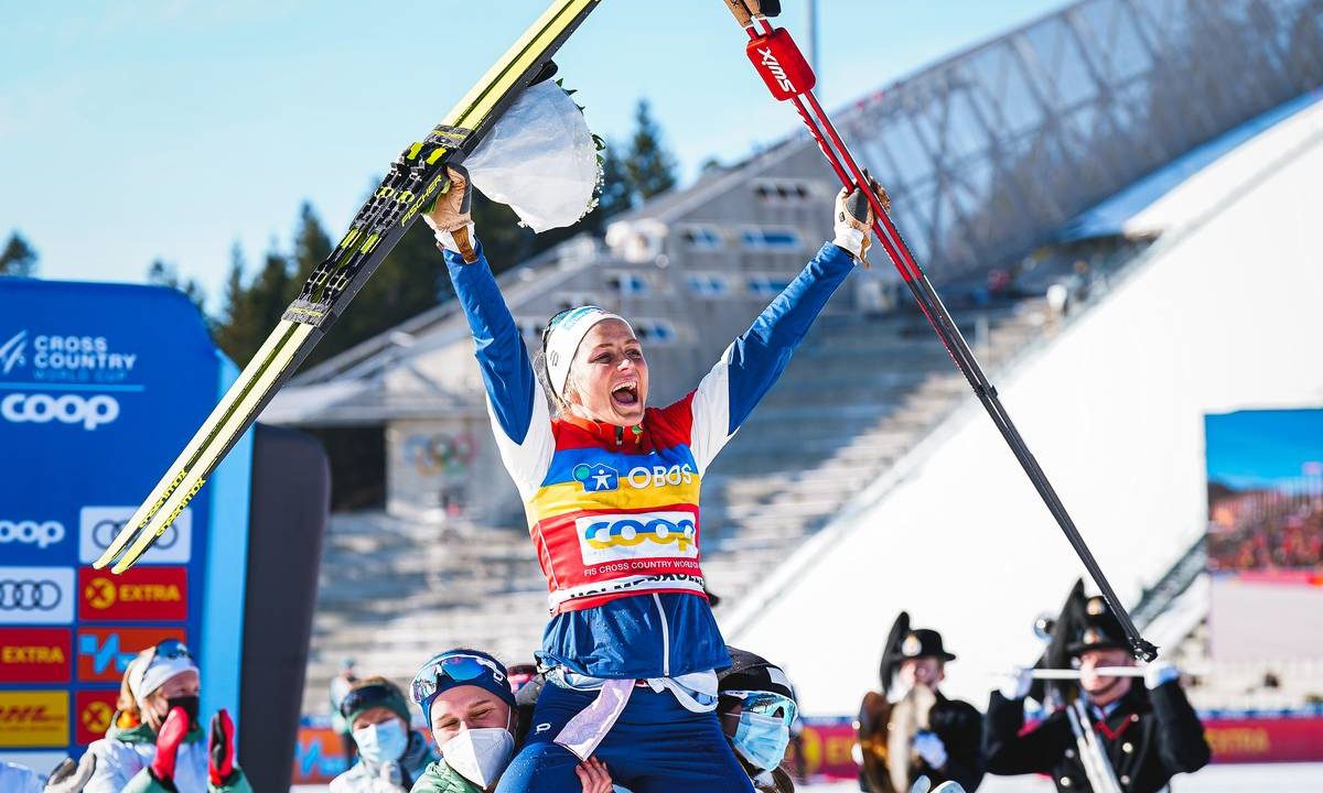 A full-circle moment, Johaug wins the 30 k classic at Holmenkollen, exactly 11 years after her first individual World Championship gold; Brennan leads the US in 7th