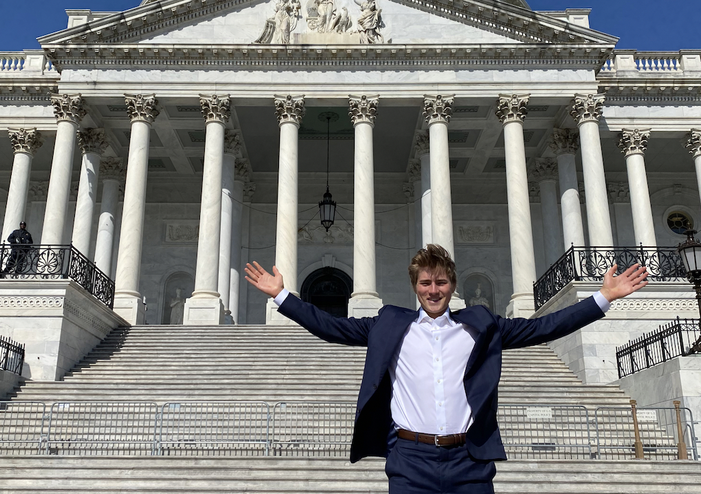 Lobbying for change: Gus Schumacher heads to Washington, D.C. with Protect Our Winters