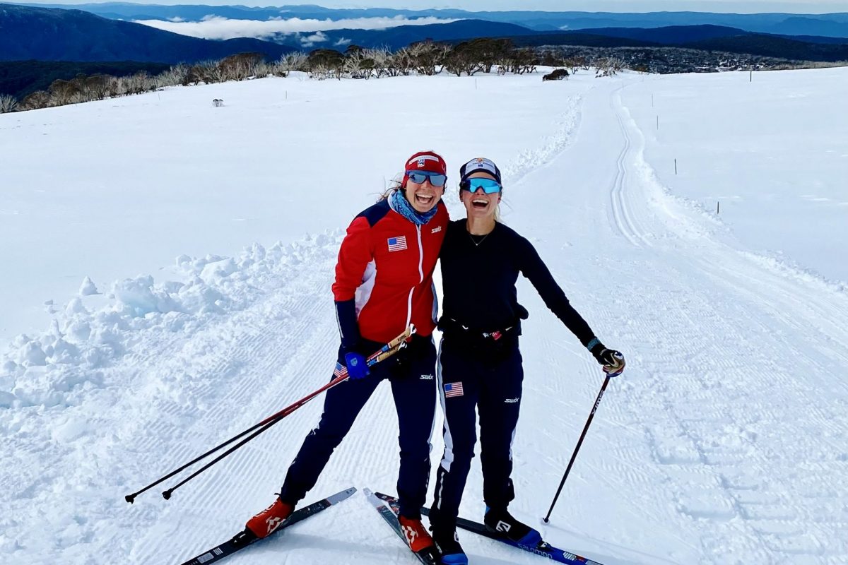Three weeks down under: Diggins and Kern find snow in Australia