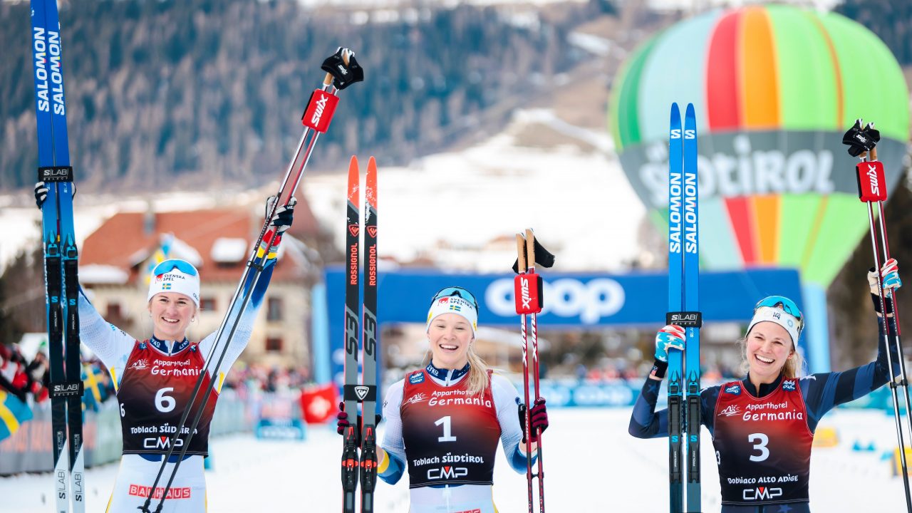 Diggins Takes Third in Toblach Sprints,  Klaebo’s Dominance Continues