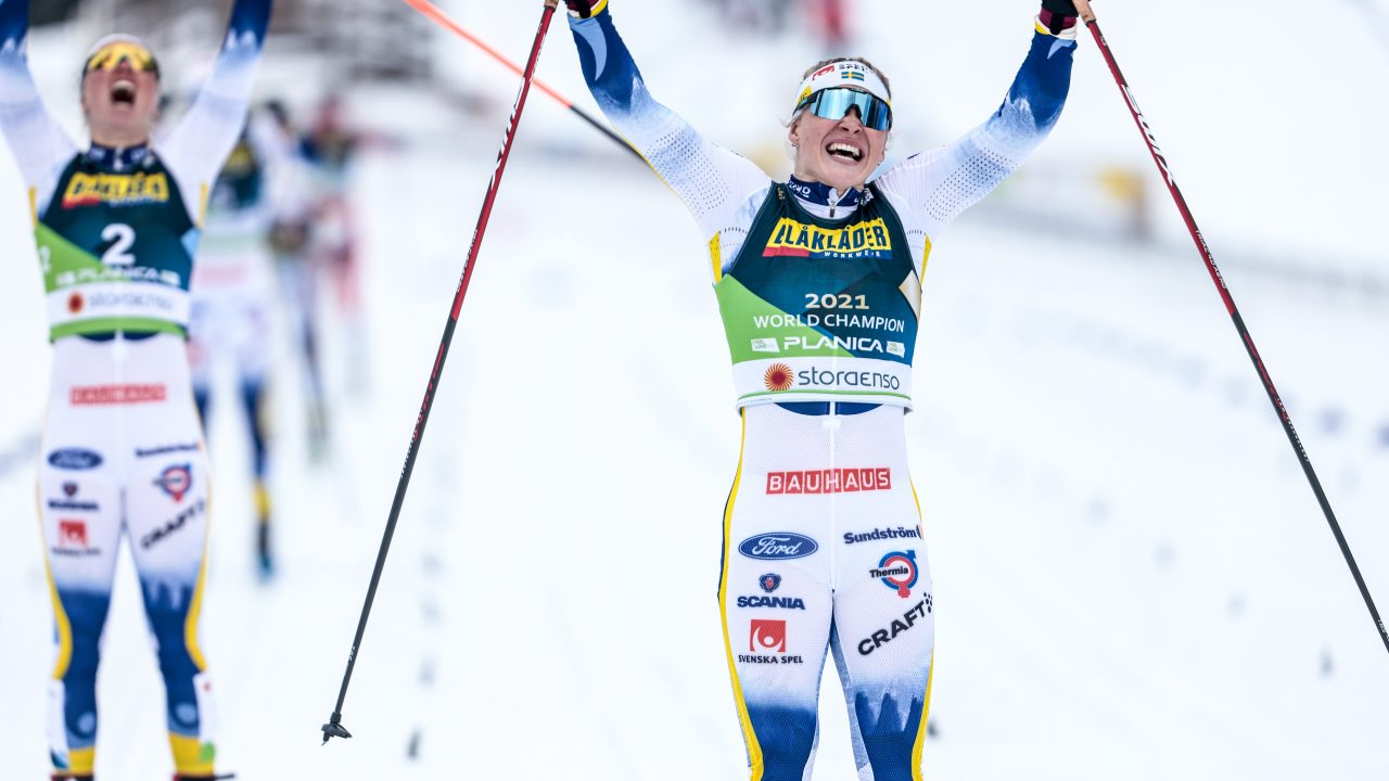 Sweden Sweeps Podium in Women’s Classic Sprint.  Brennan-Kern in Top Ten