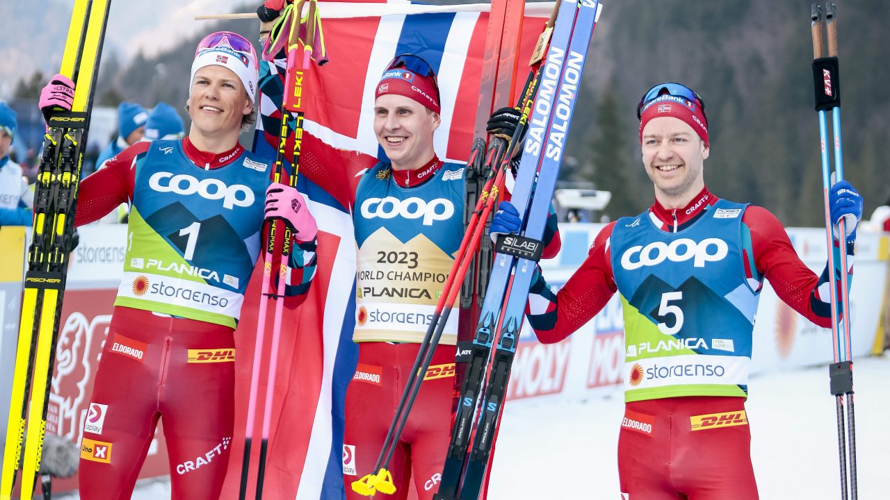 Only Norway—Krueger Leads Sweep of 30 k Skiathlon Ahead of Klaebo and Roethe