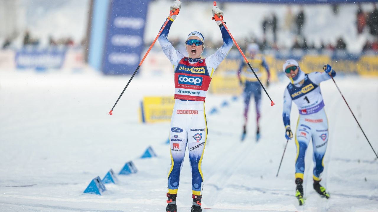 Ribom Dominates Oestersund Classic Sprint, Brennan and Diggins Fourth and Fifth