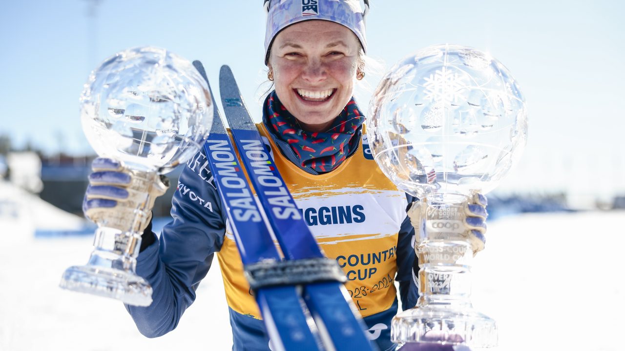 Diggins Dominates Falun to Win World Cup Overall!