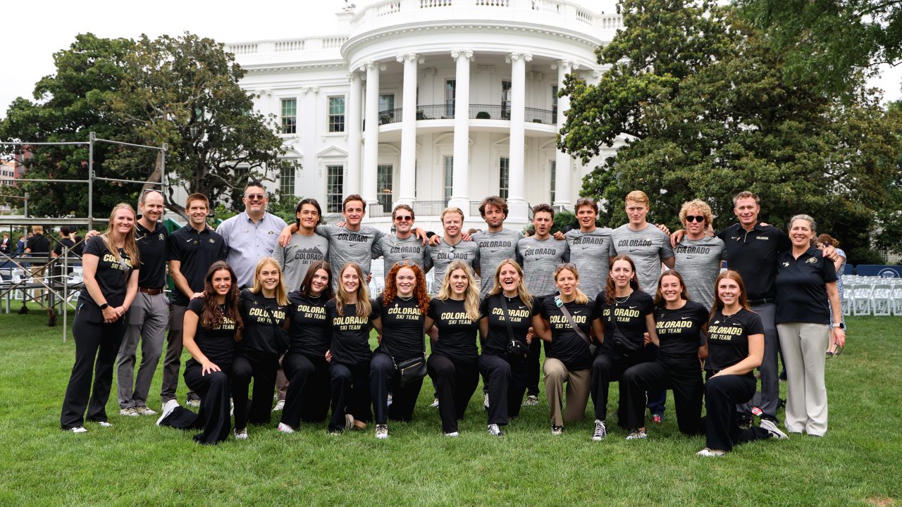CU Ski Team Visits White House For College Champions Day