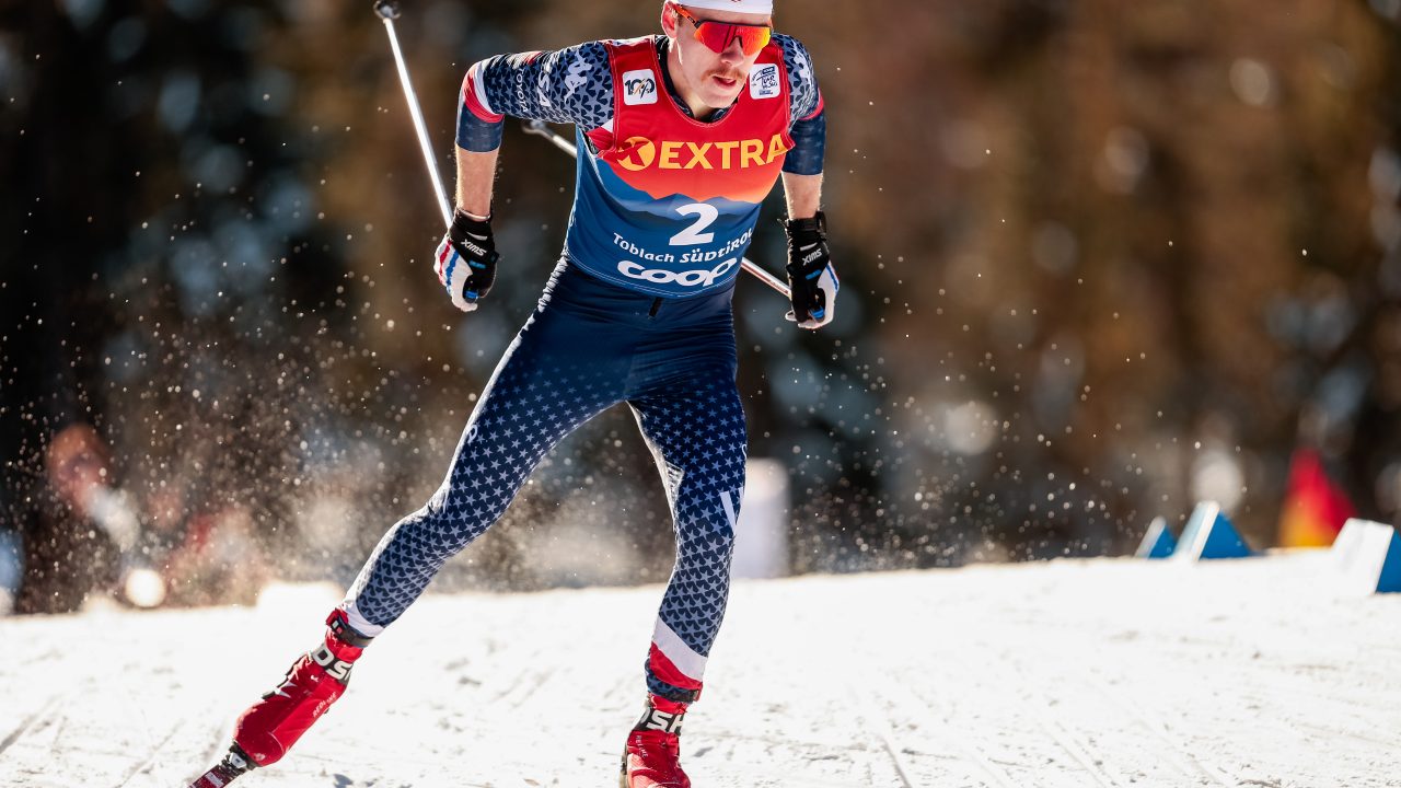 Ogden Battles Through Broken Pole in Final As Klaebo Wins Tour de Ski Stage 1