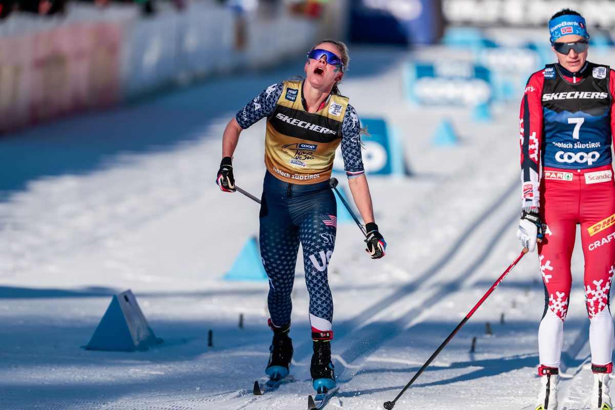 Slind and Johaug Dominate 15-k Classic Pursuit. Diggins 6th, Relinquishes Tour Lead