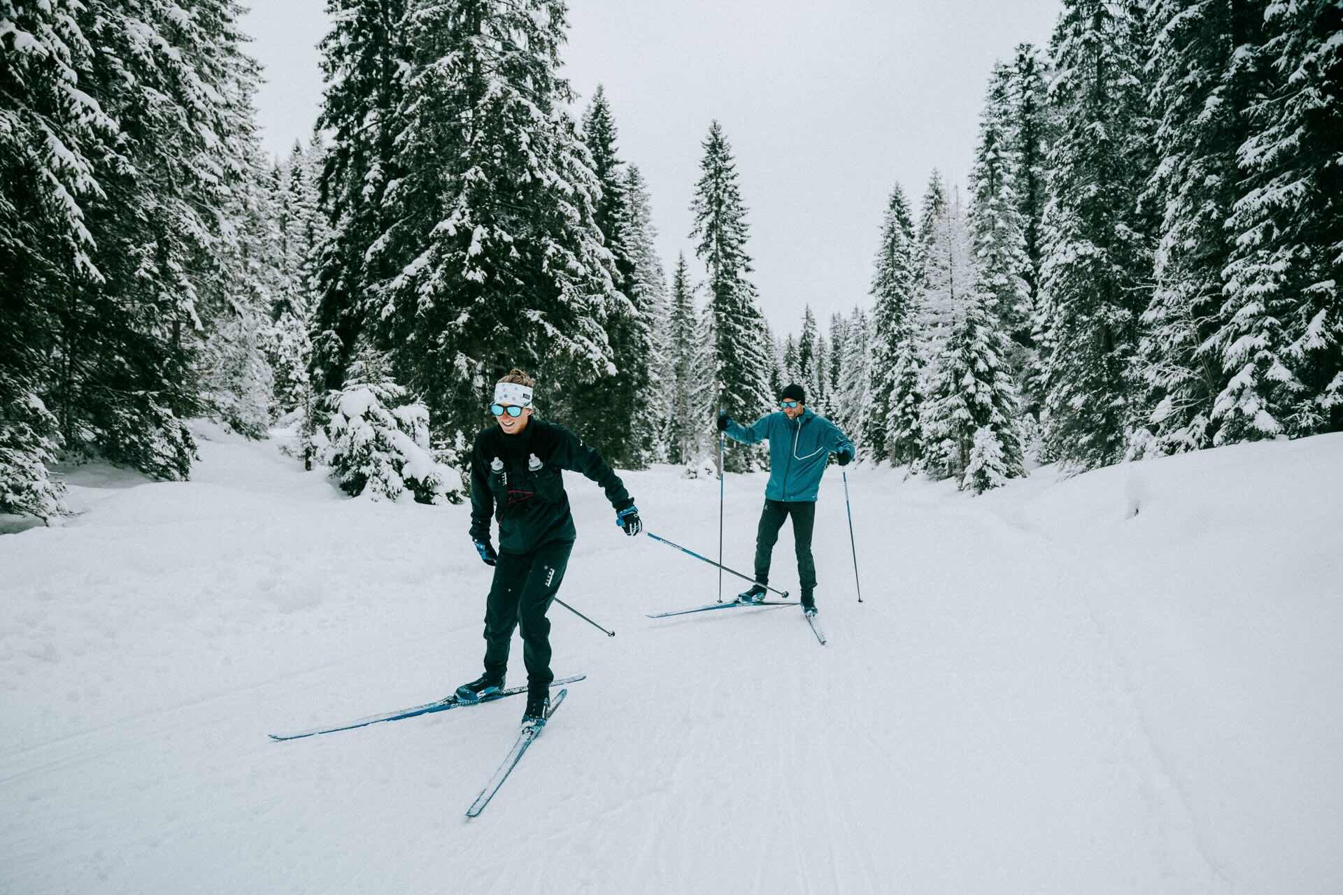 Fresh snowfall made for excellent conditions on Seefeld's trails